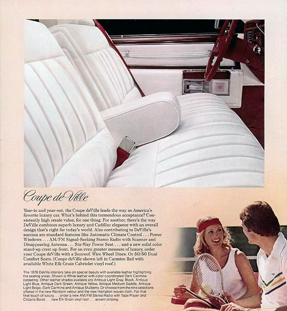 1978 Cadillac Brochure Page 1